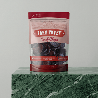 All Natural Beef Chips For Pets - Alpha Tails