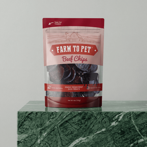 All Natural Beef Chips For Pets - Alpha Tails