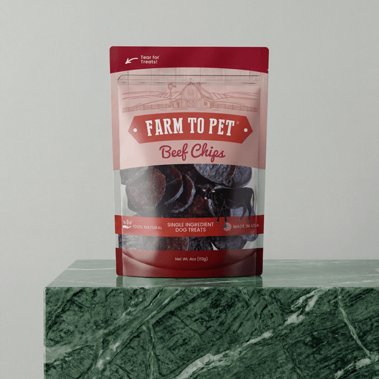 All Natural Beef Chips For Pets - Alpha Tails