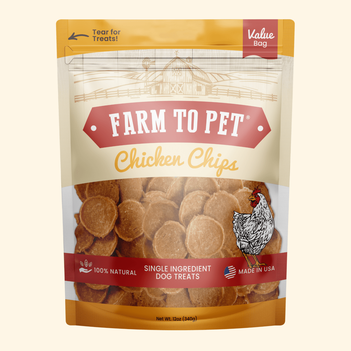 All - Natural Chicken Chips for Pets - Alpha Tails