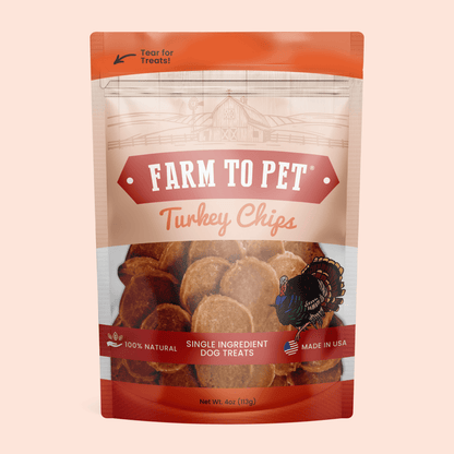 All Natural Turkey Chips for Pets - Alpha Tails