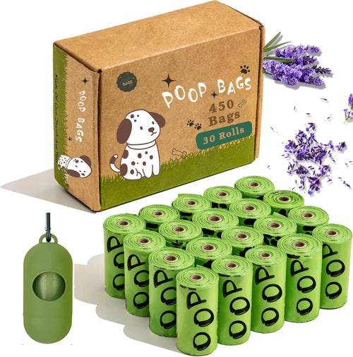 Biodegradable Lavender Scented Pet Poop Bags - Alpha Tails
