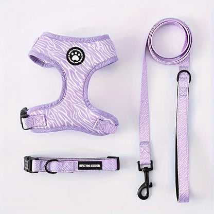 Breathable Adjustable Dog Harness & Leash Set - Alpha Tails