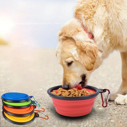 Folding Portable Dog Bowl - Alpha Tails