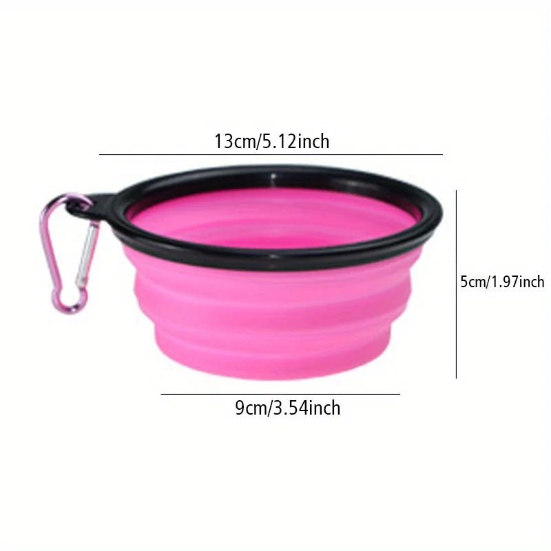 Folding Portable Dog Bowl - Alpha Tails