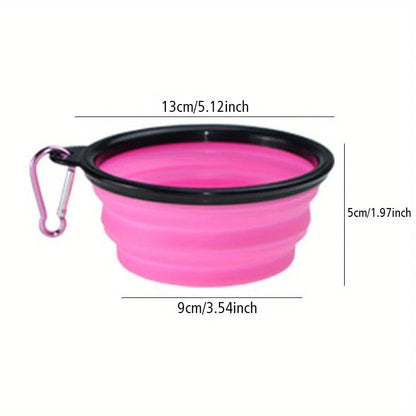 Folding Portable Dog Bowl - Alpha Tails