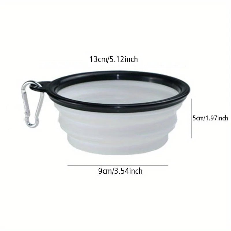 Folding Portable Dog Bowl - Alpha Tails