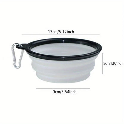 Folding Portable Dog Bowl - Alpha Tails
