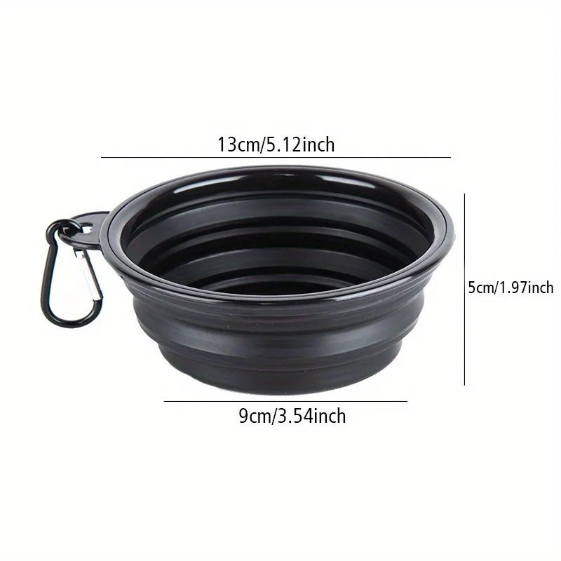 Folding Portable Dog Bowl - Alpha Tails