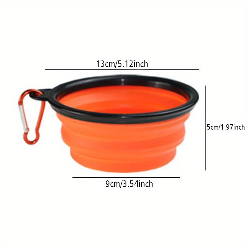 Folding Portable Dog Bowl - Alpha Tails
