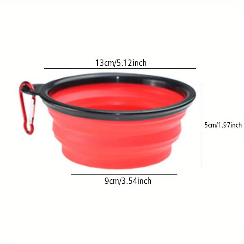 Folding Portable Dog Bowl - Alpha Tails
