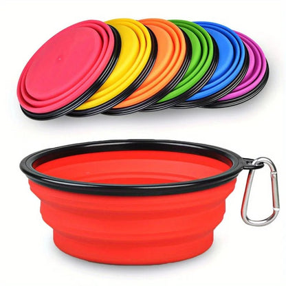 Folding Portable Dog Bowl - Alpha Tails