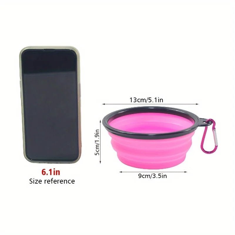 Folding Portable Dog Bowl - Alpha Tails