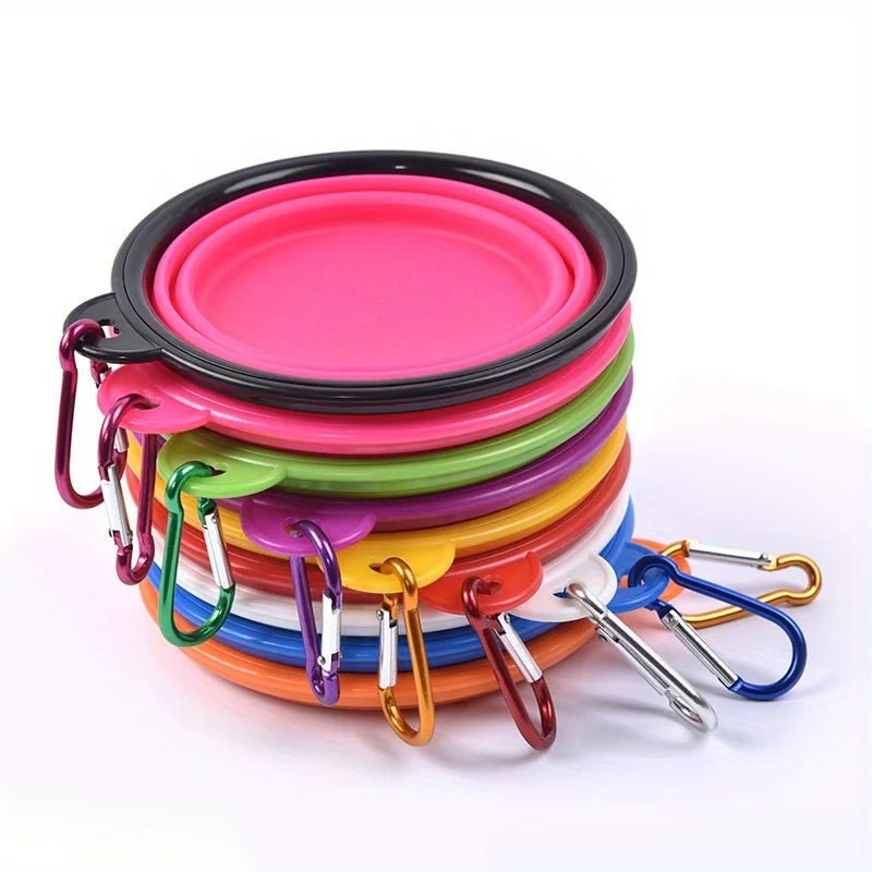 Folding Portable Dog Bowl - Alpha Tails