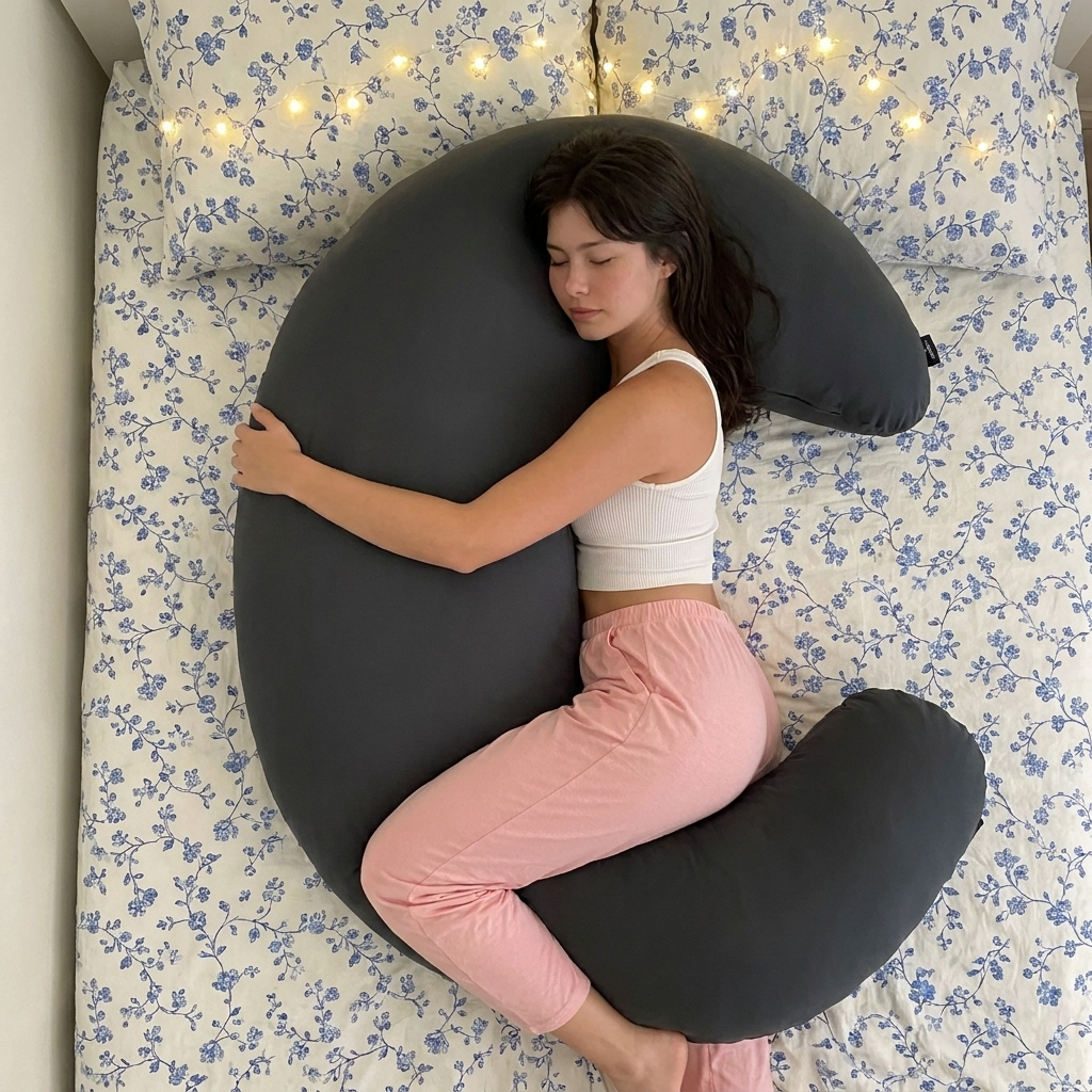 ALPHA TAILS - CUDDLE BODY PILLOW FOR SIDE SLEEPERS