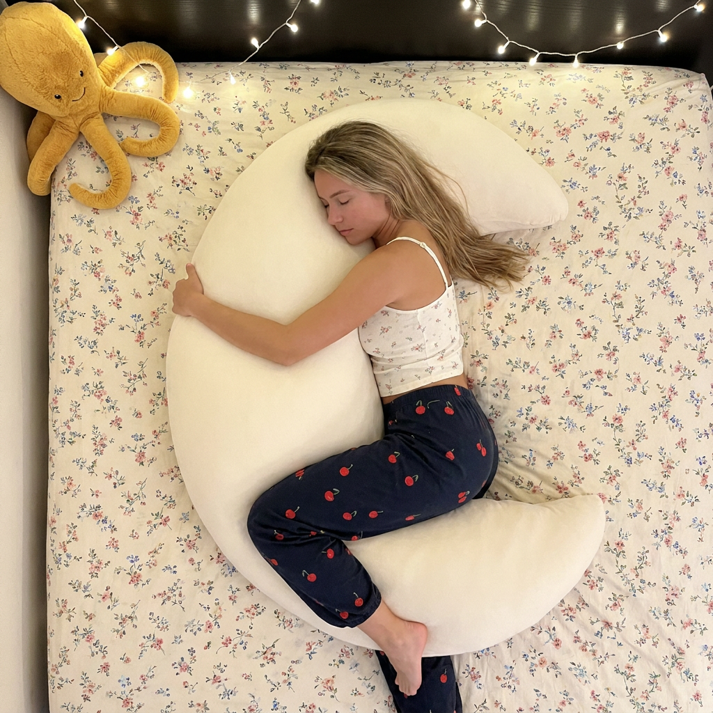 ALPHA TAILS - CUDDLE BODY PILLOW FOR SIDE SLEEPERS