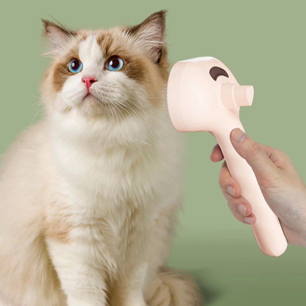 Luxury Grooming Steam Brush - Alpha Tails