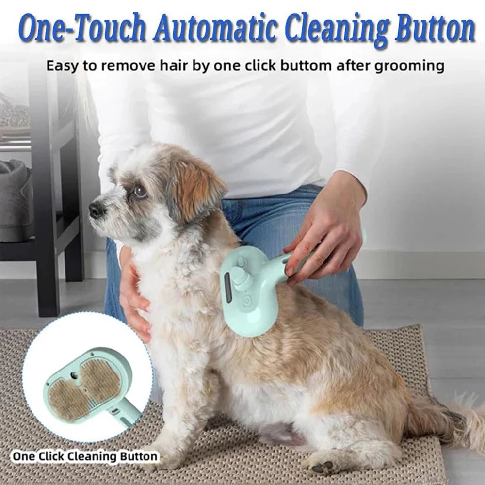 Luxury Grooming Steam Brush - Alpha Tails