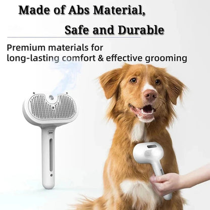 Luxury Grooming Steam Brush - Alpha Tails