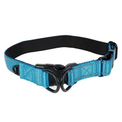 Reflective Nylon Dog Collar - Alpha Tails