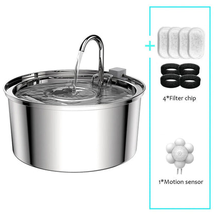 Stainless Steel Pet Water Feeder - Alpha Tails