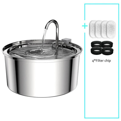 Stainless Steel Pet Water Feeder - Alpha Tails