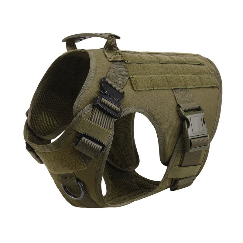 Tactical Military Dog Vest & Leash Set - Alpha Tails