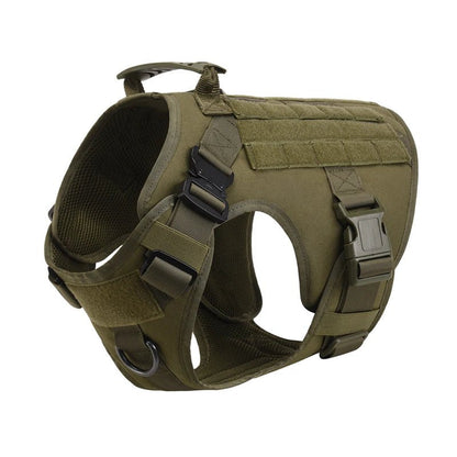 Tactical Military Dog Vest & Leash Set - Alpha Tails